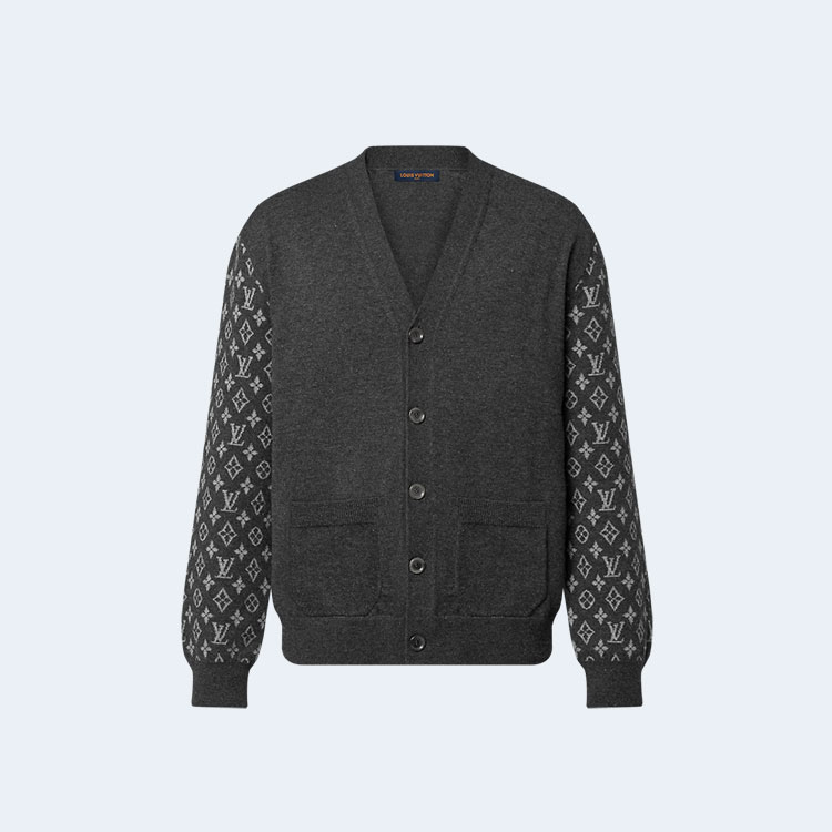 루이비통 모노그램 믹스 캐시미어 가디건