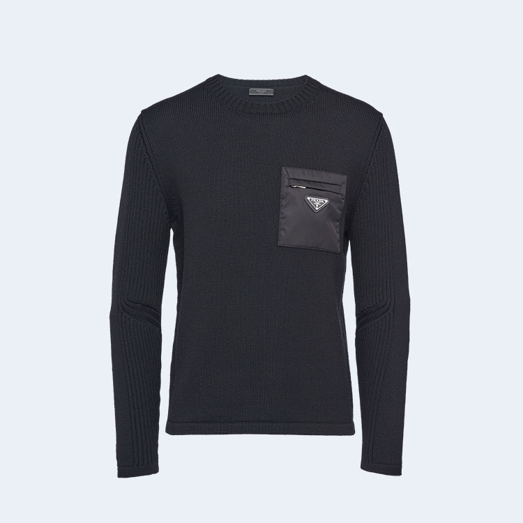 프라다 울 스웨터