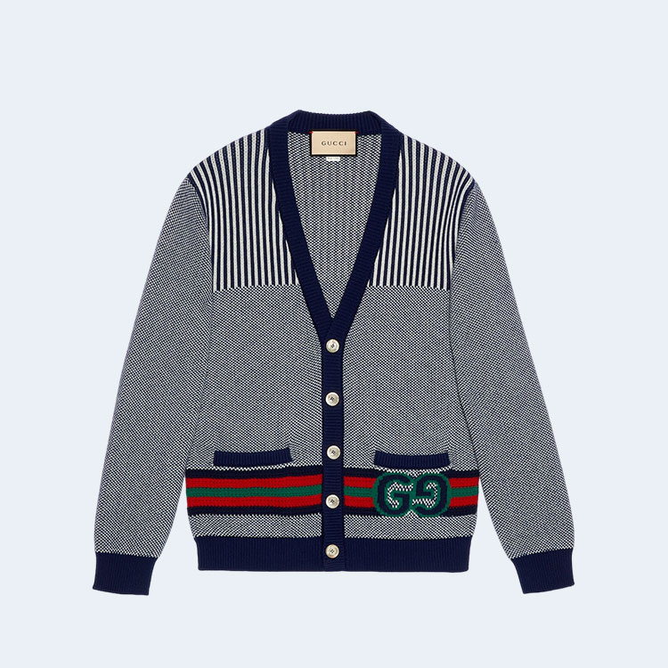 구찌 GG 코튼 울 가디건