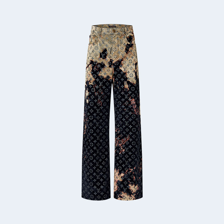 루이비통 모노그램 데님 팬츠 1AFACE