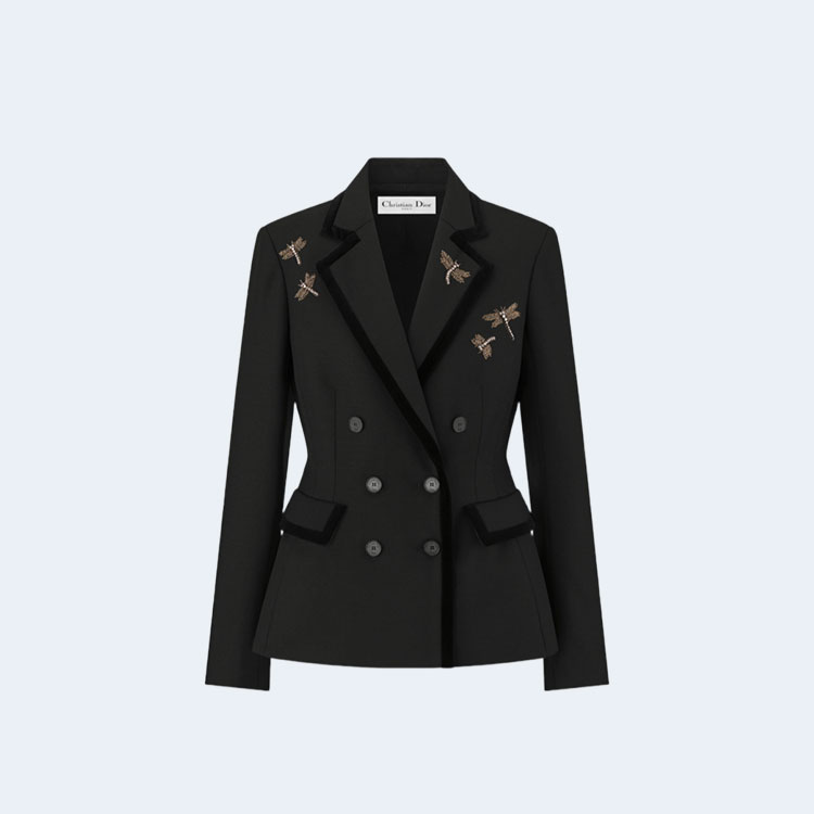 디올 자수 Marlène 재킷