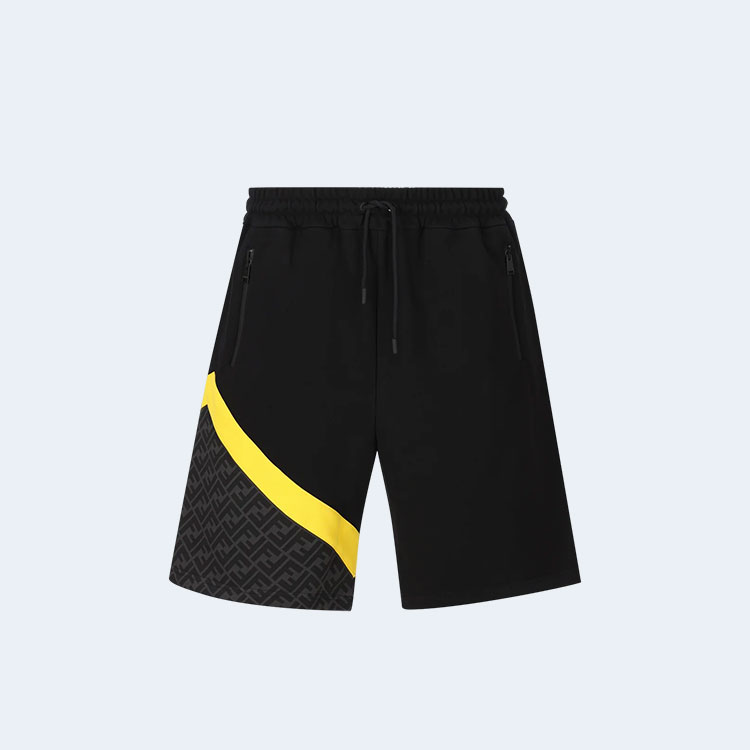 펜디 드로스트링 웨이스트 버뮤다 쇼츠