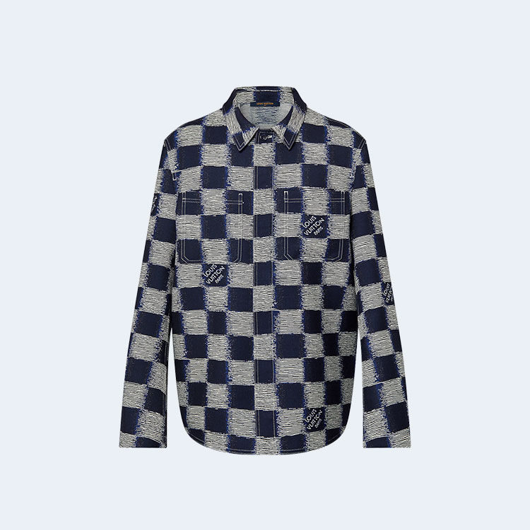 루이비통 다미에 울 오버셔츠 1AFAUP