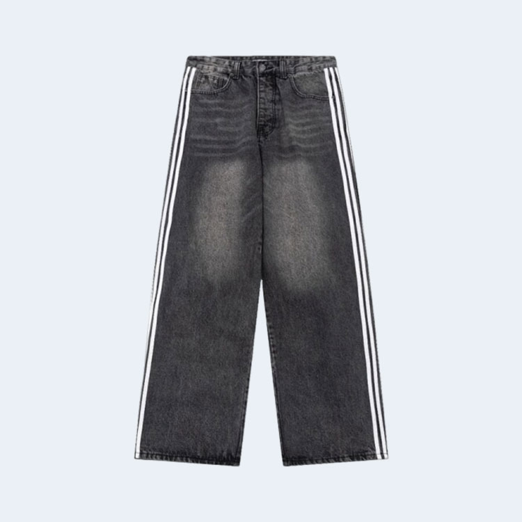 발렌시아가 x 아디다스 소프트 데님 팬츠