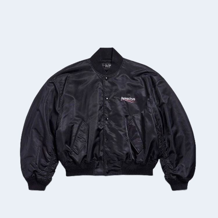 발렌시아가 폴리티컬 캠페인 바시티 자켓