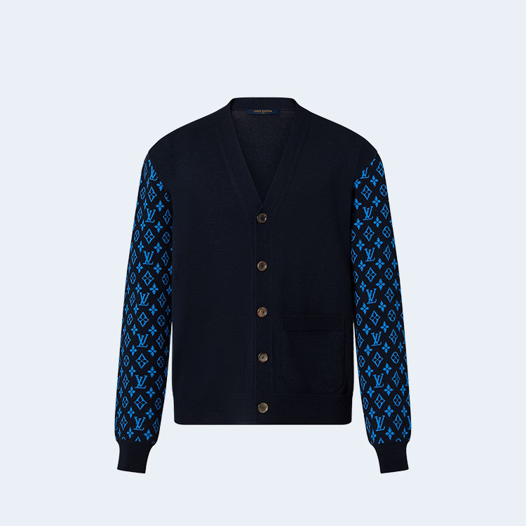 루이비통 모노그램 캐시미어 믹스 가디건 1ABIXN