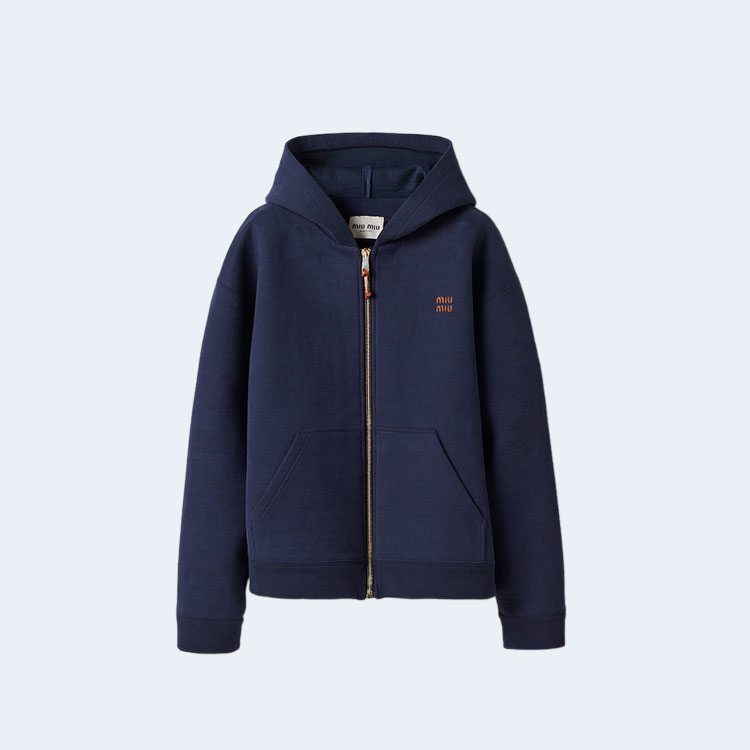미우미우 저지 후디 재킷