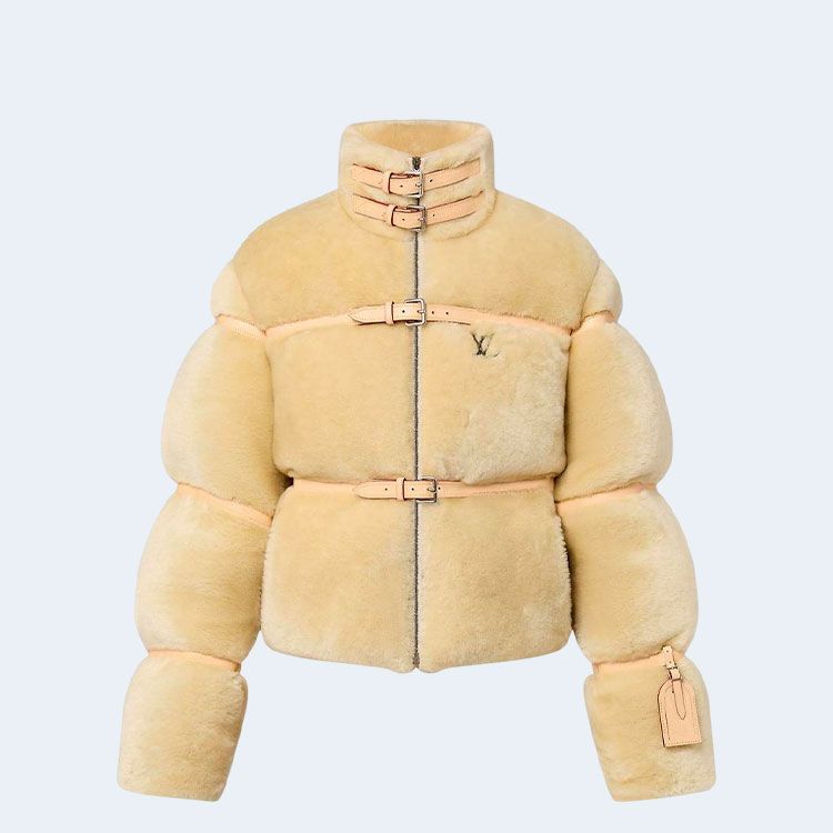 루이비통 시어링 다운 블루종