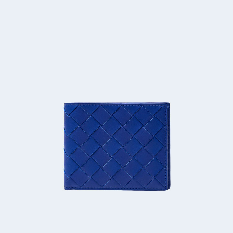 보테가 베네타 인트레치아토 반지갑 블루