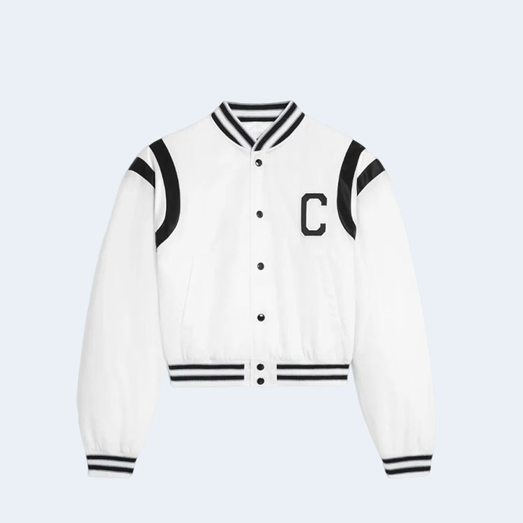 셀린느 봄버 자켓 화이트
