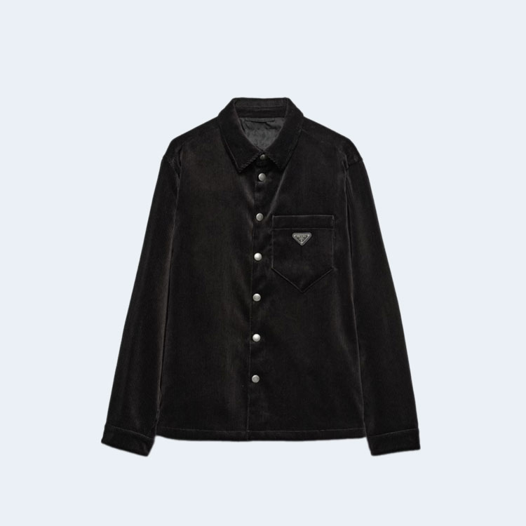 프라다 코듀로이 셔츠 자켓