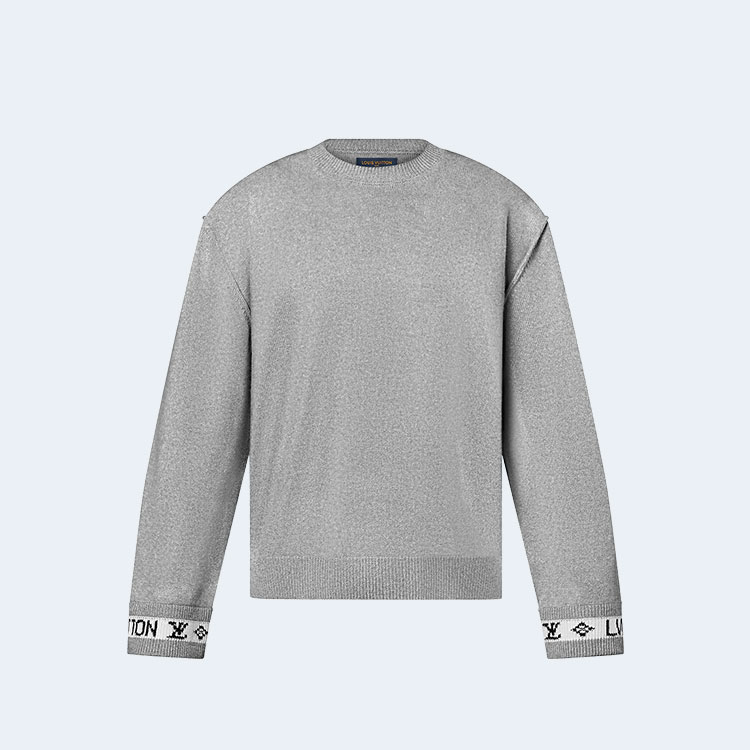 루이비통 커프스 캐시미어 크루넥 1AAU7J