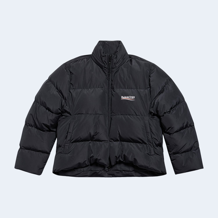 발렌시아가 폴리티컬 캠페인 C-SHAPE 푸퍼 자켓