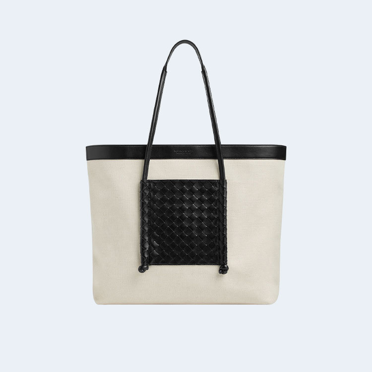 보테가 베네타 내추럴 블랙포르텔로 토트백