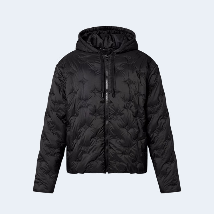 루이비통 모노그램 퀄티드 후디드 블루종 1AFA72