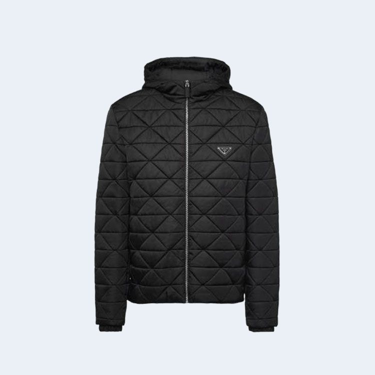 프라다 리나일론 블루종 자켓