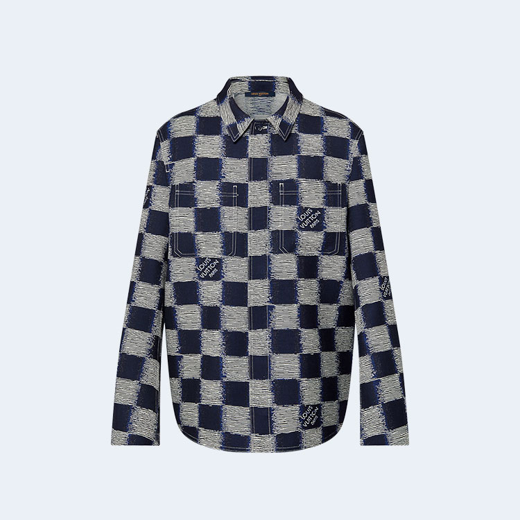 루이비통 다미에 울 오버셔츠 1AFAUN