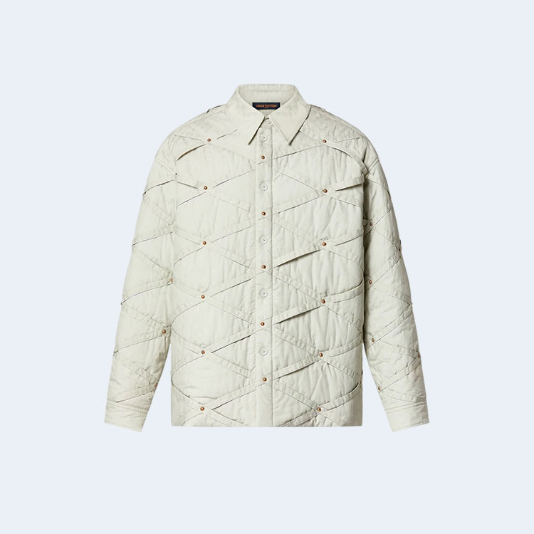 루이비통 모노그램 퀄팅 셔츠 자켓