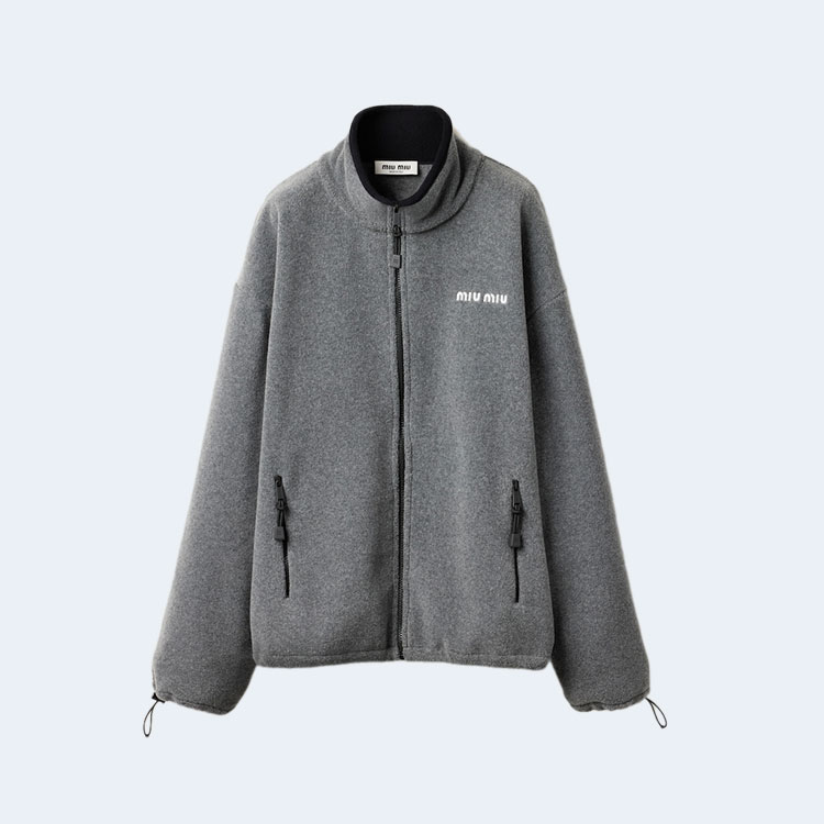 미우미우 플리스 스웨트셔츠