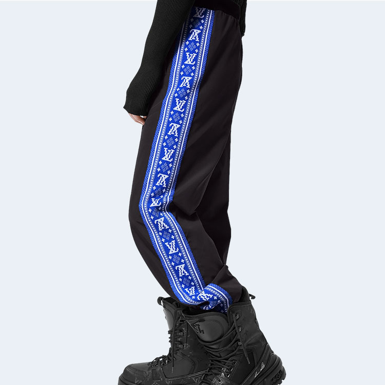 루이비통 페어 아일 스트라이프 나일론 조거팬츠 1AAU55