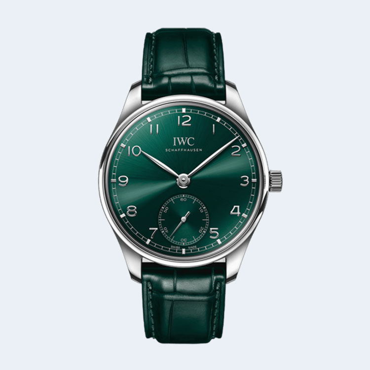 IWC 포르투기저 오토매틱 워치 녹판