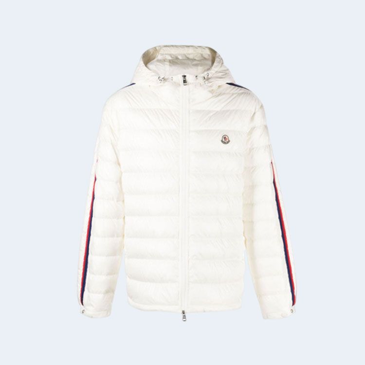 몽클레어 로고 라이닝 다운 패딩
