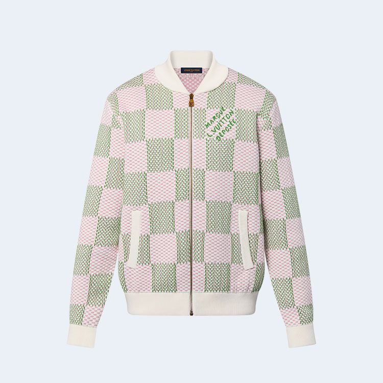 루이비통 다미에 자카드 코튼 블루종 1AFPZ5