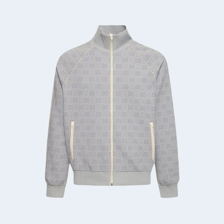 구찌 GG 자카드 저지 지퍼 재킷