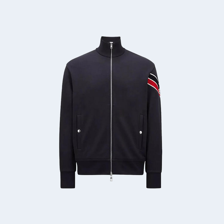 몽클레어 집업 스웨트셔츠