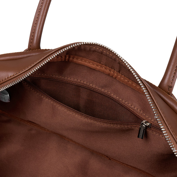 トートバッグ ROCKCAKE Square Leather Stud Middle Bag Brown RC24BG00600 Square Leather Stud Middle Bag - Brown : 락케이크 Rock Cake