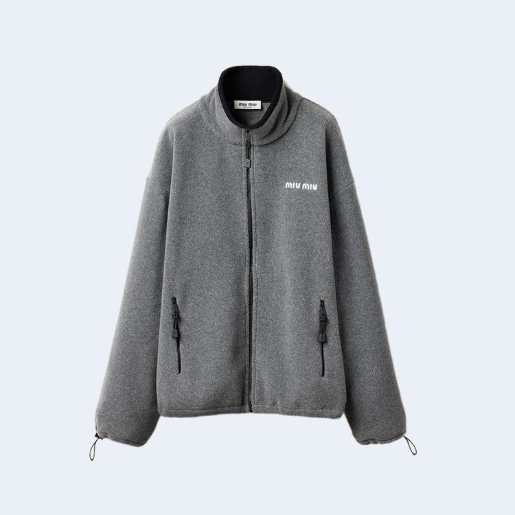 미우미우 플리스 스웨트셔츠