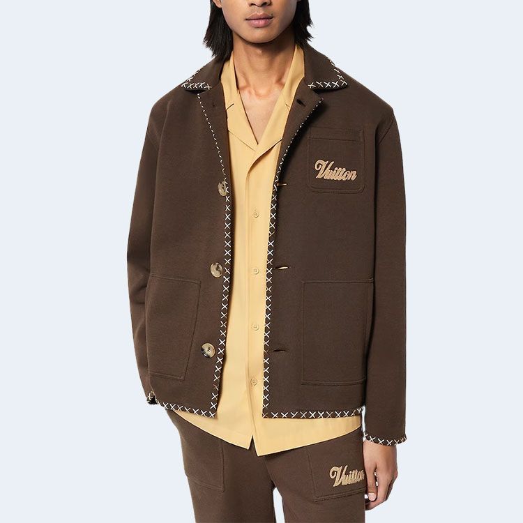 루이비통 엠브로이더드 코튼 워크웨어 재킷 1AFQ39
