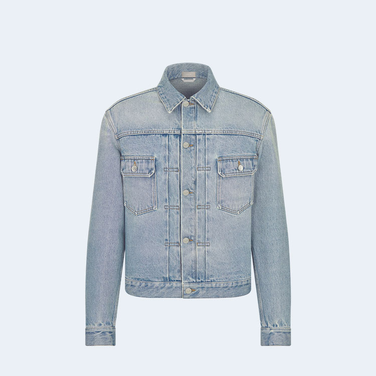 디올 코튼 트윌 MKII 데님 자켓