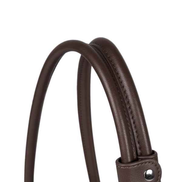 Square Leather Stud Middle Bag - Wine : 락케이크 Rock Cake