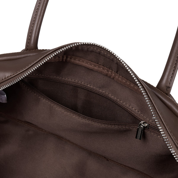 Square Leather Stud Middle Bag - Wine : 락케이크 Rock Cake