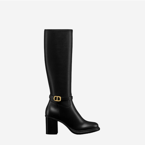 DIOR 디올 30 몽테뉴 힐 힐 부츠 블랙 서플