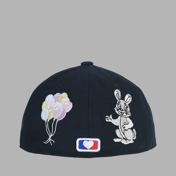 キャップ THE MUSEUM VISITOR RABBIT EMBROIDERY CAP DEEP NAVY 15105 8ed3cc454bc20.jpg