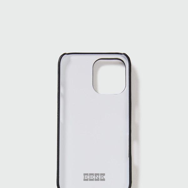 【EENK】Phone Case Liney Black Check Phone Case Liney Black Check : EENK SHOP