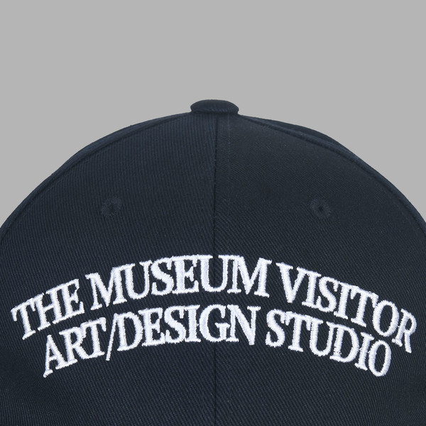 ◆25SS THE MUSEUM VISITOR RABBIT EMBROIDERY CAP/2色◆ RABBIT EMBROIDERY CAP (DEEP NAVY) : THE MUSEUM VISITOR