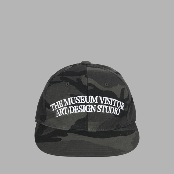 RABBIT EMBROIDERY CAP (CAMO) : THE MUSEUM VISITOR