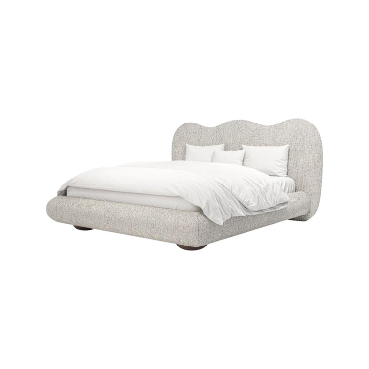댄디 베드 부클레 패브릭 침대 프레임 Dandy Bed Offered In Camio Boucle Fabric : 바이소 byso