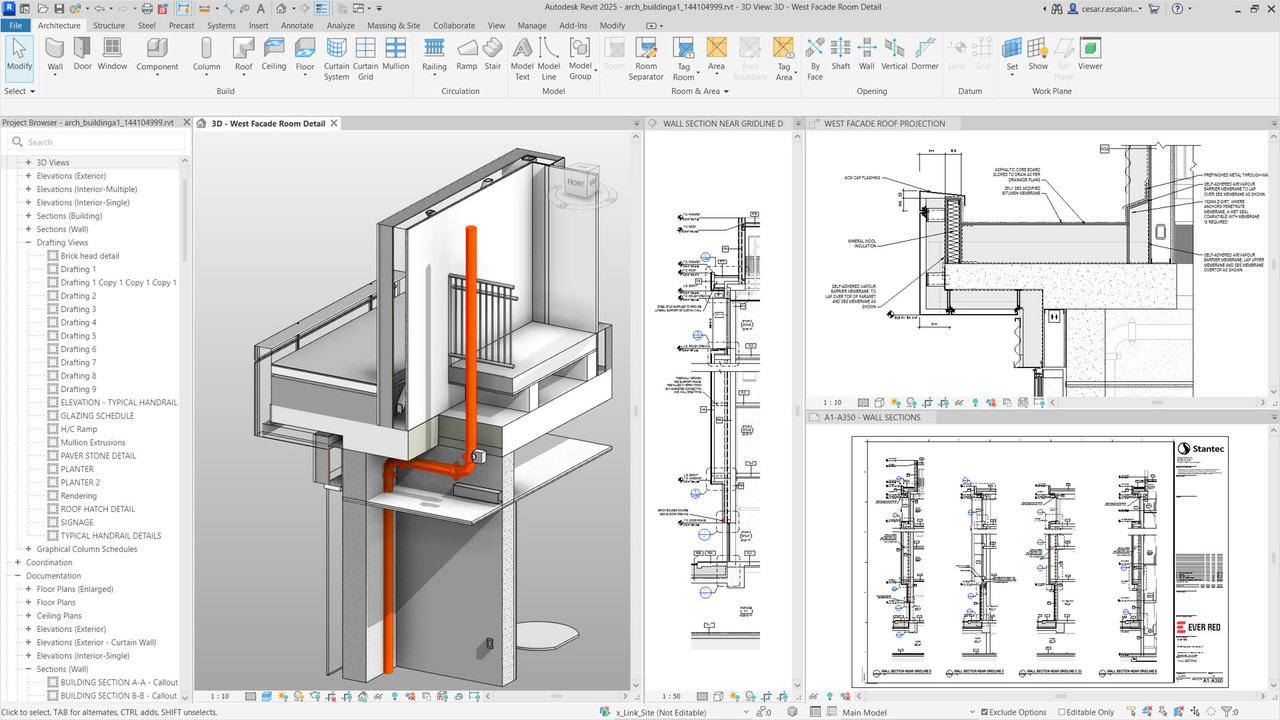 Autodesk Docs에서 호스팅된 파일로 컨설턴트와 공동 작업하며 프로젝트를 조정할 수 있습니다.