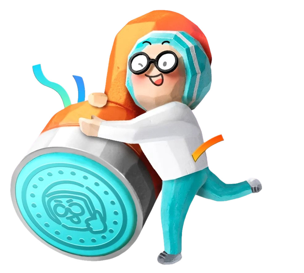 배달의민족을 대표하는 캐릭터 이미지