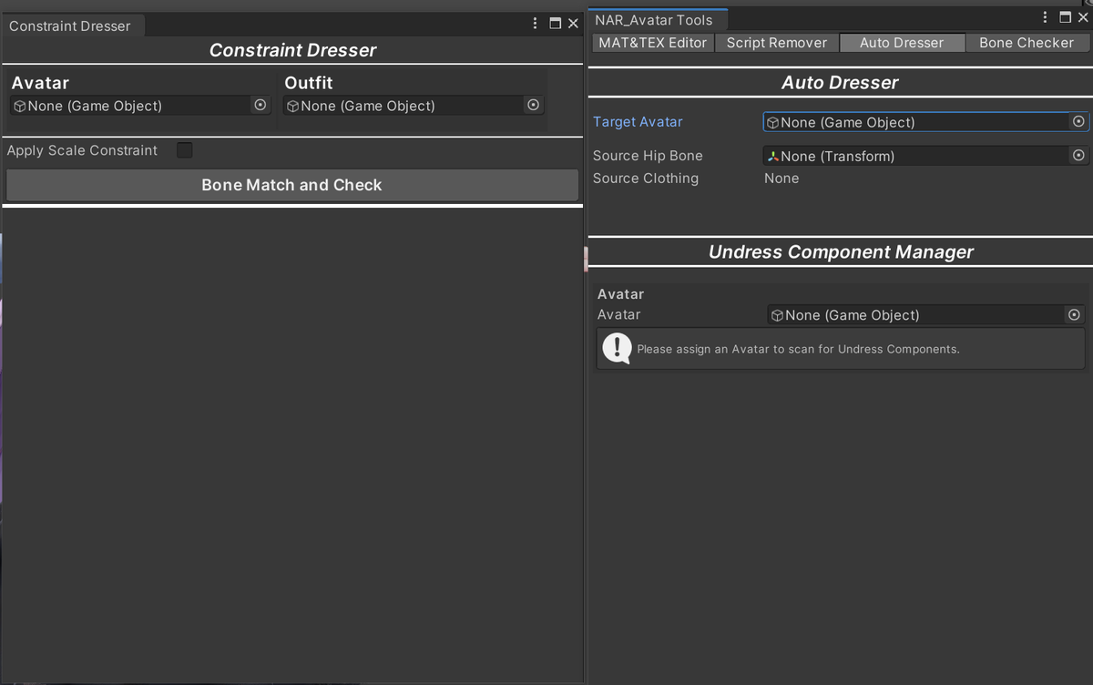 [NAR Tools 1.12] 사용법 - NAR_Avatar Tools : narm 3D