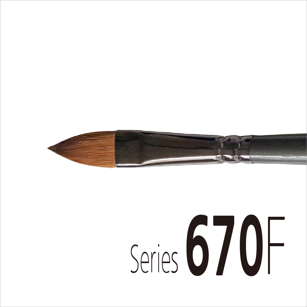 <font size="5">Natural Hair (천연모) / Filbert<br>Wooden Long Handle < 24cm</font>