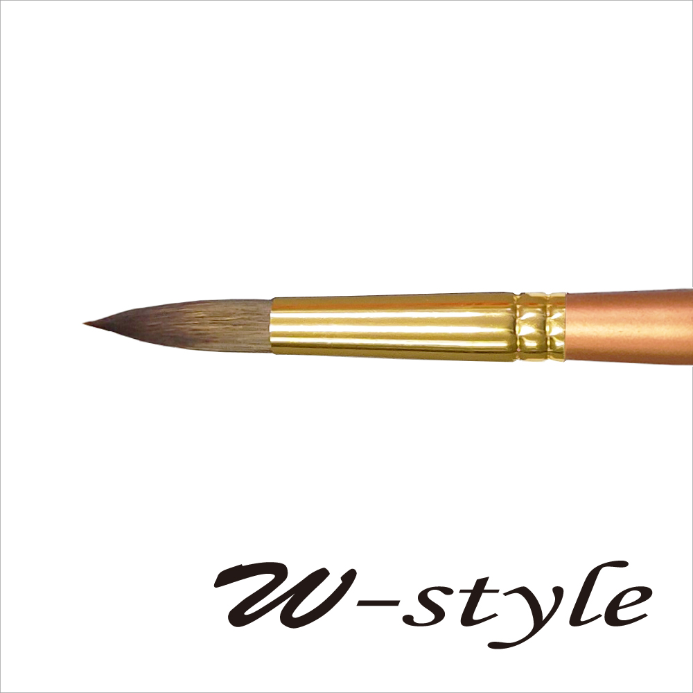 <font size="5">Synthetic hair (인조모) / Round<br>Wooden Short Handle < 11 cm</font>