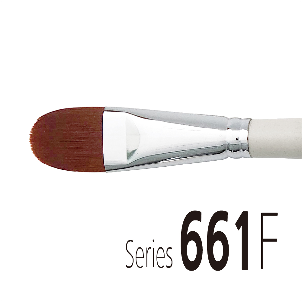 <font size="5">High Spring Synthetic (고탄력 인조모)<br>Filbert / Wooden Long Handle < 24cm</font>