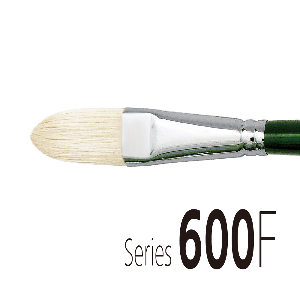 <font size="5">Oil Painting<br>Natural Hair (천연모) / Filbert<br>Wooden Long Handle < 24cm</font>