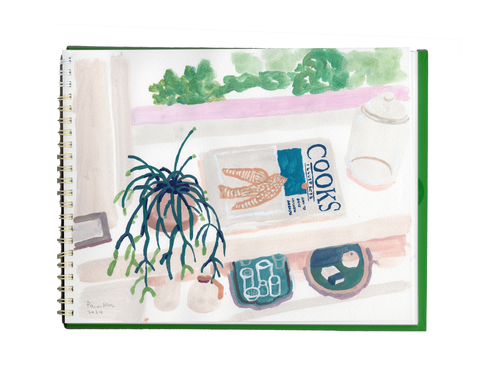  Green sketchbook 01