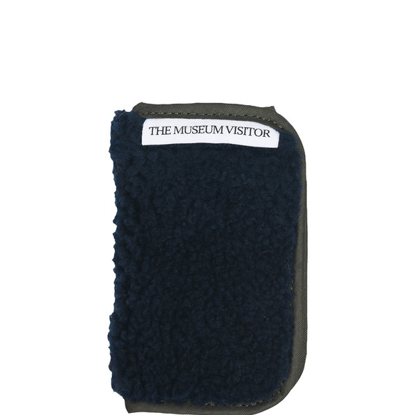 【THE MUSEUM VISITOR】 FLEECE WALLET (NAVY) FLEECE WALLET (NAVY) : THE MUSEUM VISITOR